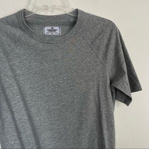 Reigning Champ Raglan Heather Short Sleeve Tee T Shirt